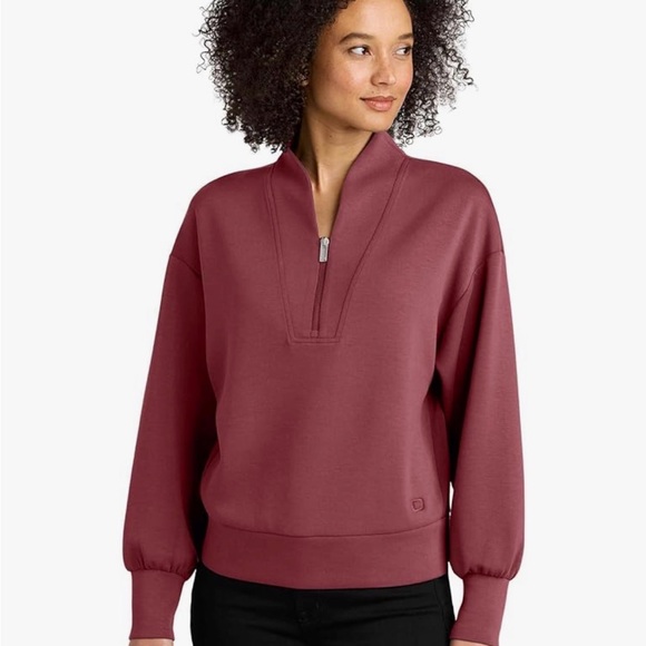 OGIO Women's Maroon 1/4-Zip Pullover - Picture 2 of 3